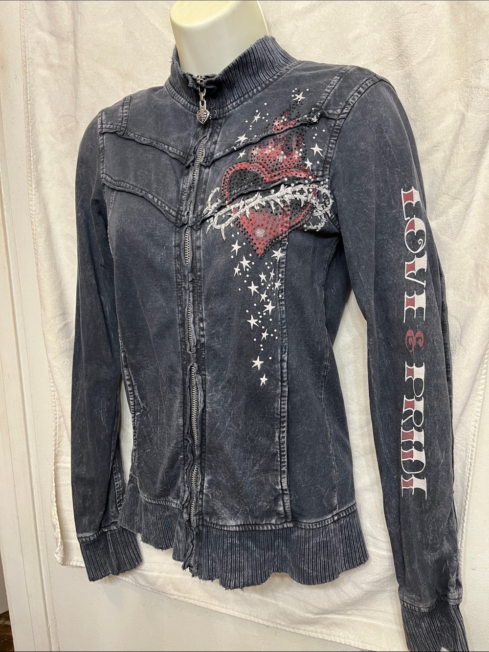 ❤️‍🔥🩷🔥SINFUL FLAMING HEART LOVE & PRIDE JACKET🩷❤️‍🔥🔥🩷❤️‍🔥🔥